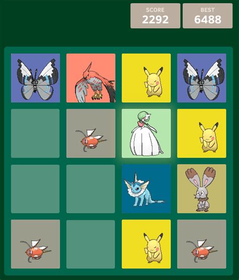 pokemon 2048 mega|2048 anime.